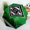 Green Black Borussia Automatic Folding Umbrella - 8-Rib Travel Umbrella with Auto Open/Close & Portable, Gift for Christmas, Birthdays