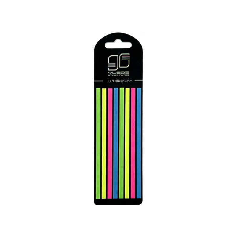 Writable Waterproof Sticky Note Strips – Reusable Plastic Index Labels for Planners