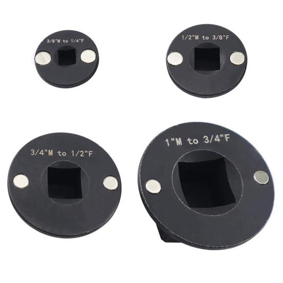 1/4Pcs Low Profile Impact Socket Adapters High-Strength Durable Construction Fast Accurate Universal Drive Ratchet Adapters Kit