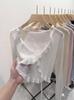 French Ribbed Lace-Up Cardigan - Long Sleeve Knit Shawl for Spring 2026 Women’s Collection