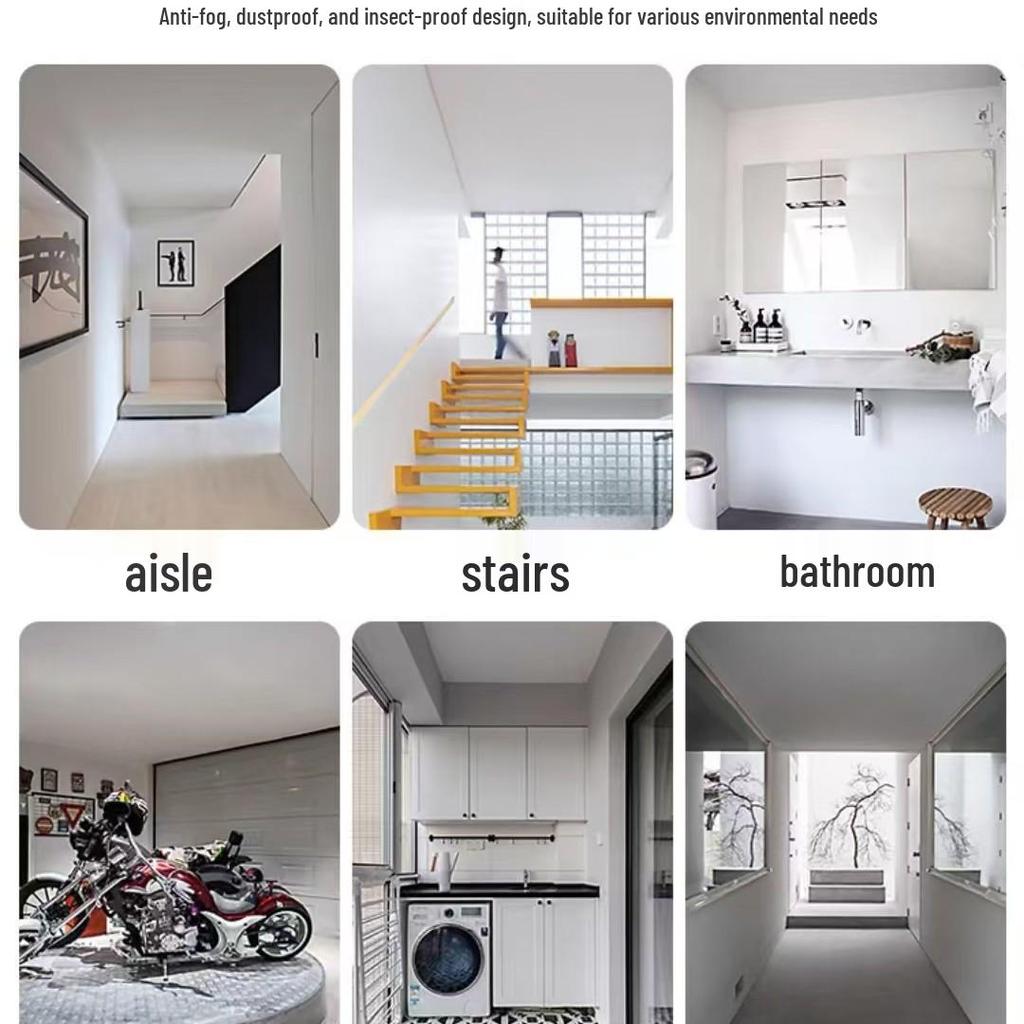 220V Sound & Light-Controlled Ceiling Light - Sensor Light for Stairs, Corridor, Building, Community, and Elevator Use