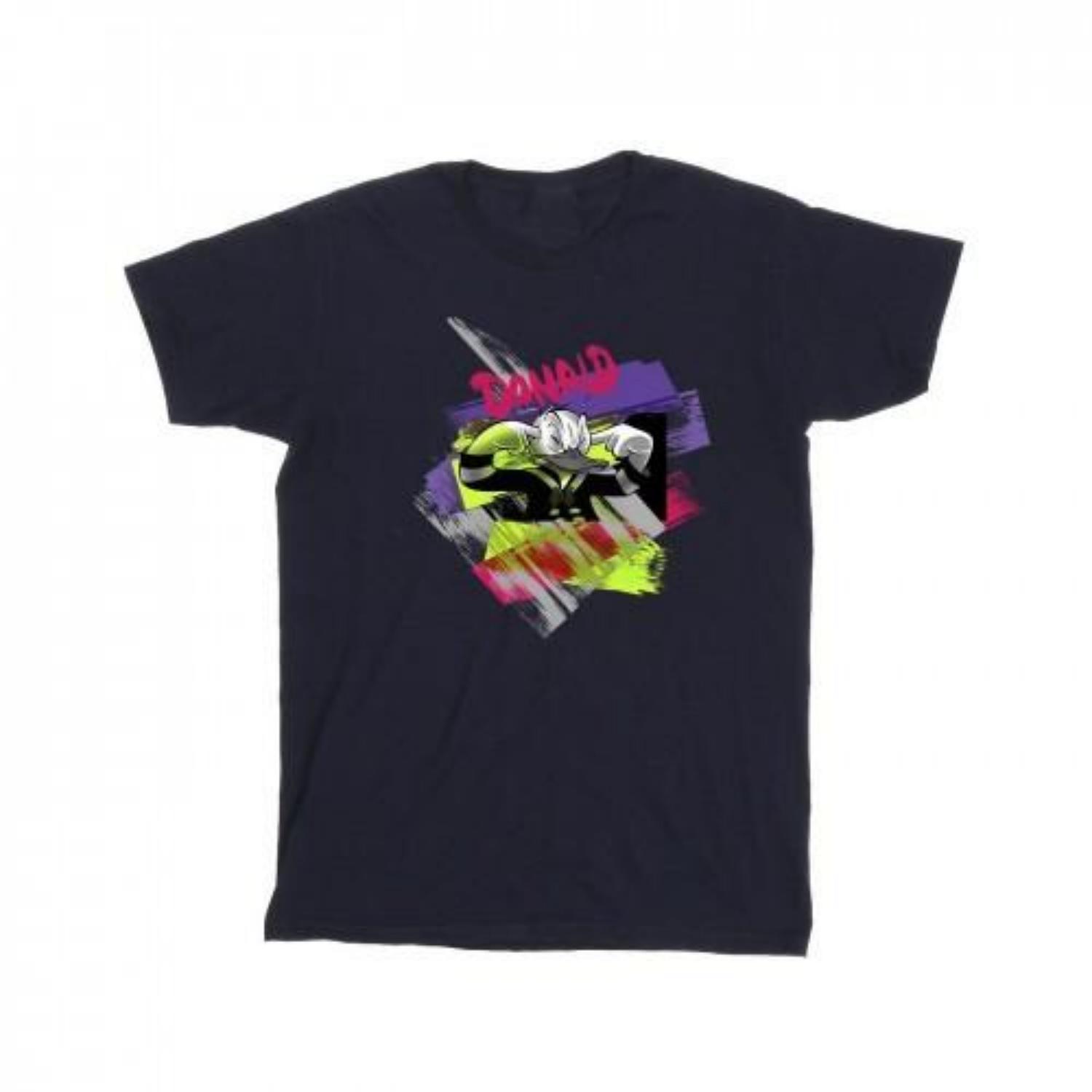 Disney Mens Donald Duck Ear Plug Bright T-Shirt XXXXL