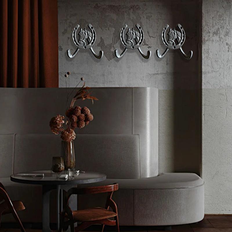 

1 шт. садовые чугунные дверные крючки крючок крючок в виде лошадиной головы антикварные дверные крючки в деревенском стиле серый