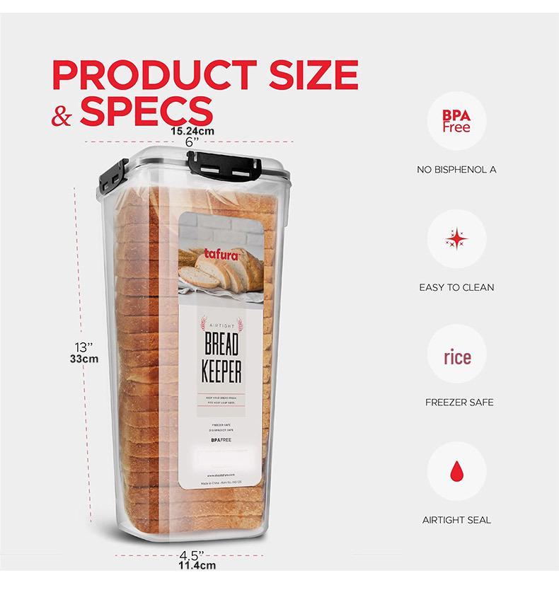 Bread & Rice Multifunctional Storage Box - Sealed Keeper & Portioning Container