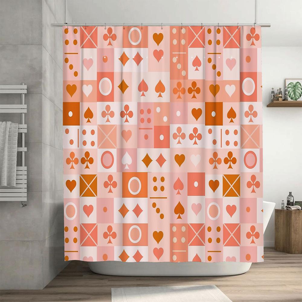 Shower Curtain Floral Vintage Waterproof Farmhouse Bathroom Decor Fabric Liner Sets