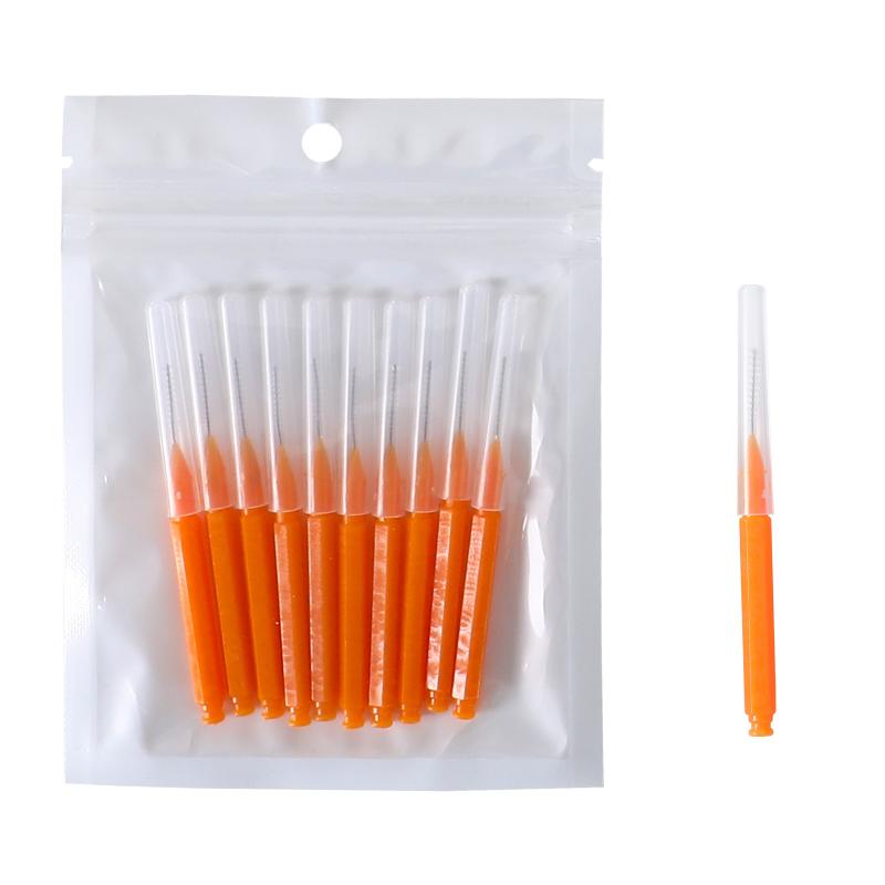30Pcs I Shaped Interdental Brush Orthodontic Correction Tooth Gap Brush Teeth Braces Cleaning Soft Bristles