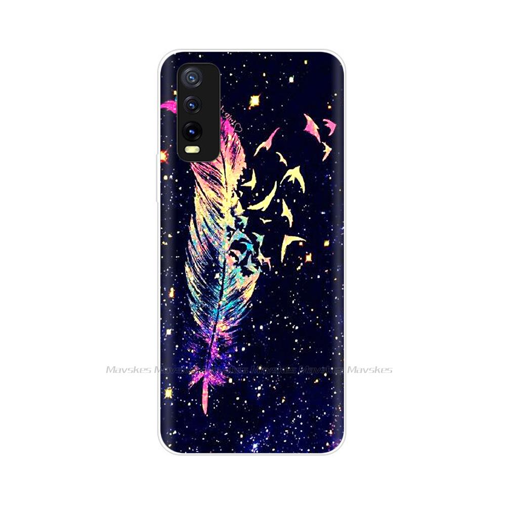 For Coque Vivo Y11s Case Soft Silicone Fundas Back Cover For Vivo Y11s V2027 V2029 Cute Phone Case For Vivo Y 11s TPU Bumper