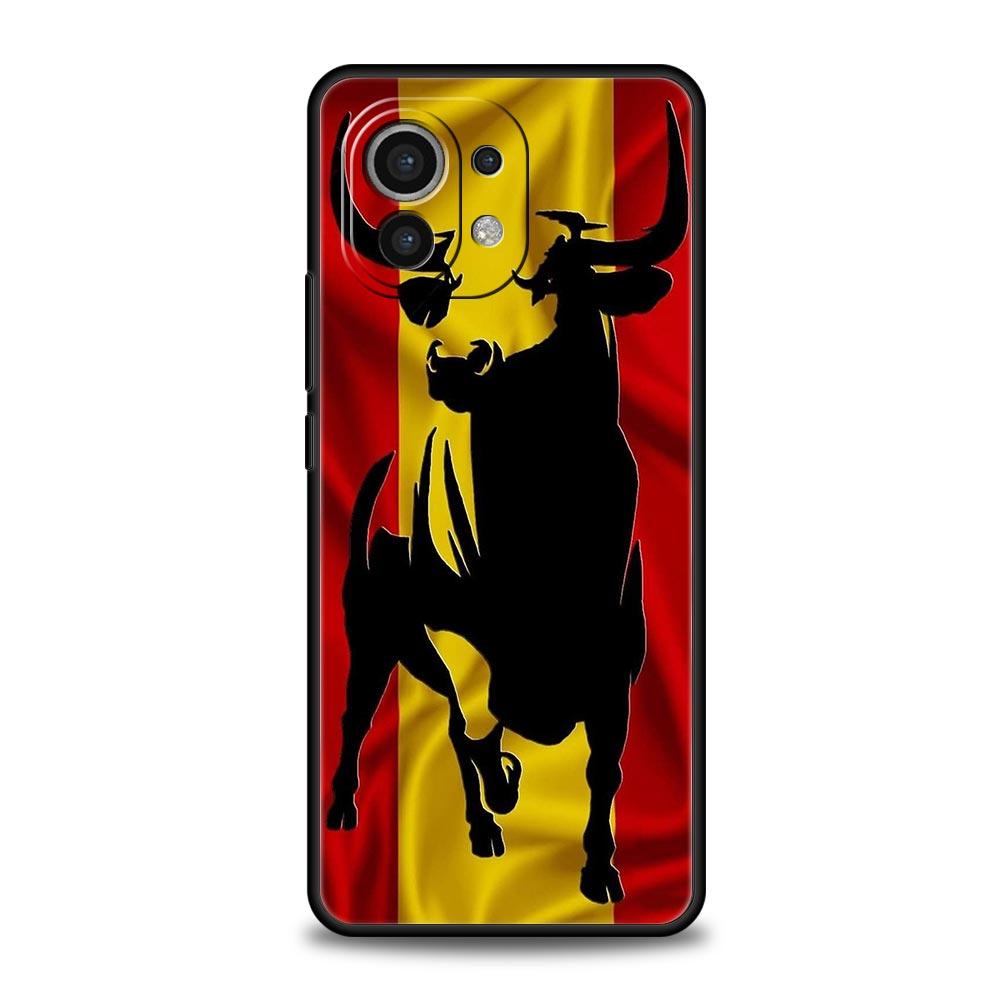 Spanien Stierflagge Handyhülle Für Xiaomi Mi 15 14 14T 13T 12T Pro 12 13 11 Lite 5G 11T Poco X6 X7 X5 Pro Weiche TPU-Hülle