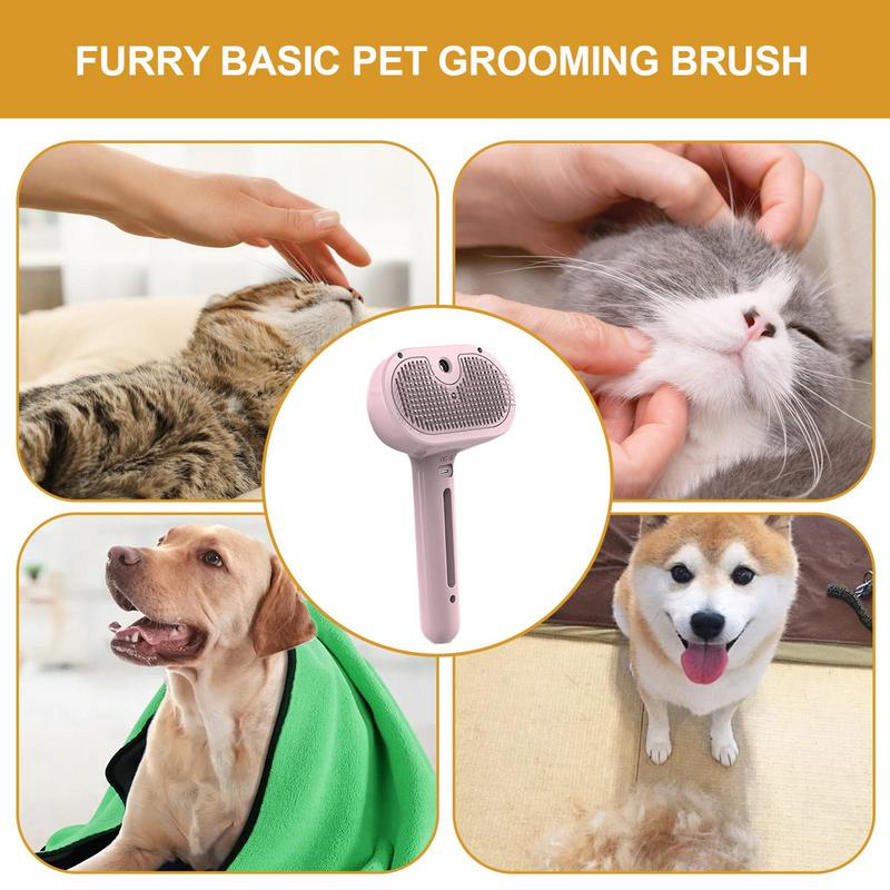 Dog Brush For Grooming Cat Detangling Shedding Comb Pet Spray Hair Removal Comb Furry Basic Pet Grooming Brush