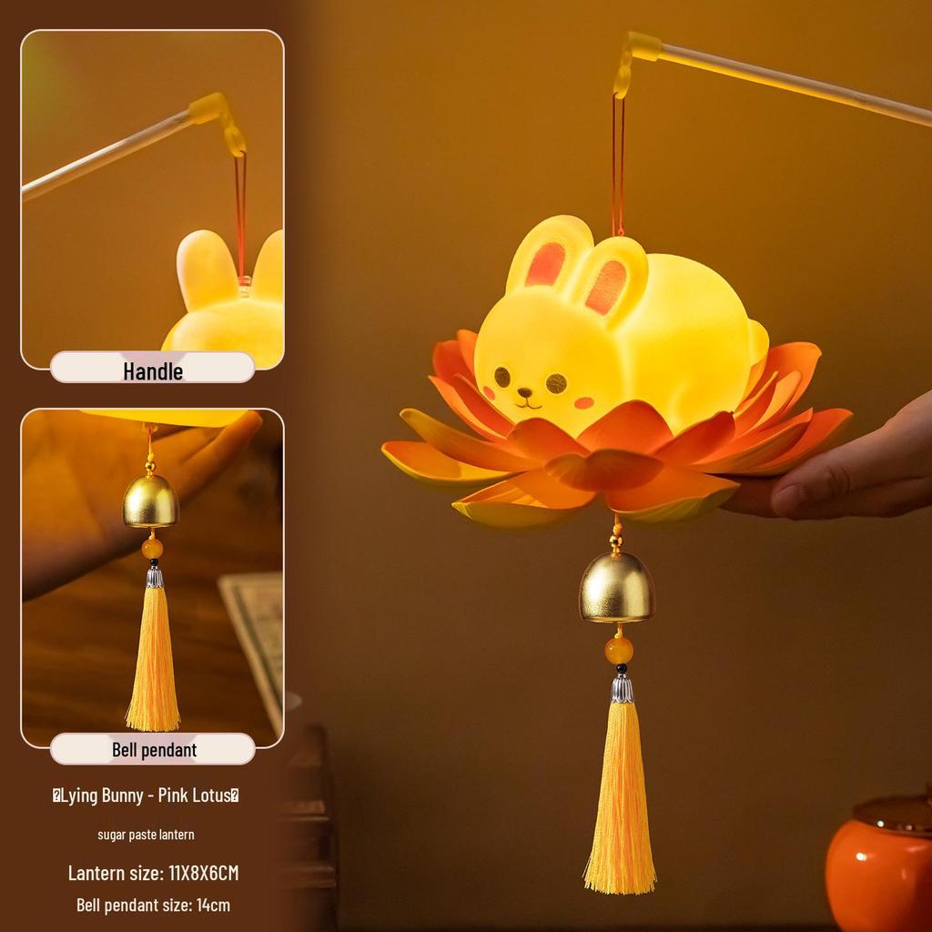Mid-Autumn 2025 Jade Rabbit Children’s Luminous Handheld Lantern
