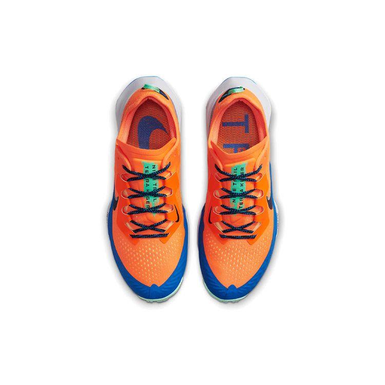 Nike Air Zoom Terra Kiger 7 Total Orange Men Sneakers Signal-Blue Wolf-Grey Obsidian CW6062-800