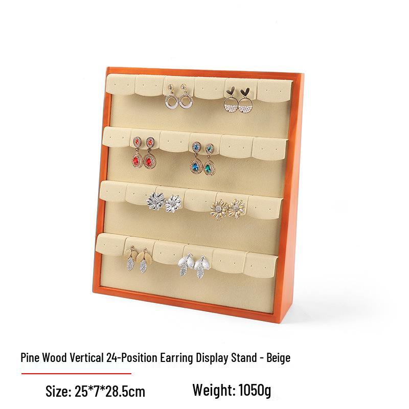 Solid Wood Earring and Accessory Display Stand
