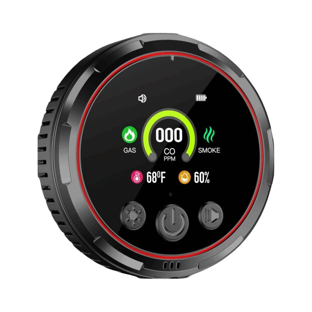 

Digital Display Portable Carbon Monoxide Detector Air Quality Monitor Tester RV Use EU чорний