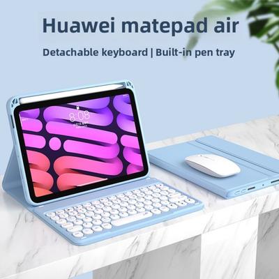 Sada Bluetooth klávesnice a krytu pro Huawei MatePad SE 11 2024 s přihrádkou na Air Pen Magnetický kryt