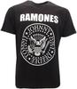 RAMONES T-Shirt T-Shirt Schwarz JOHNNY JOEY DEEDEE TOMMY Rockmusik