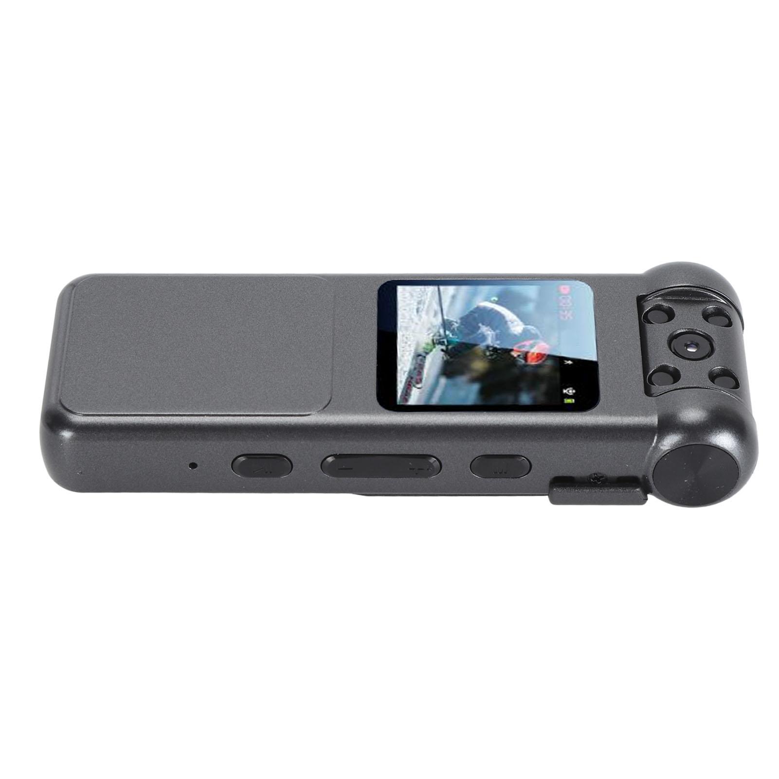 

Wearable Camera 120 Degrees Rotatable Lens Portable Video Recorder Law Enforcement Pocket Camera 8GB