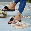 Sommer Damen Blumen Flip-Flops lässig vielseitig leicht Strand Schuhe