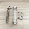 2" OD64mm Reflux Homebrew Coil Condenser Dimroth With 2"Sight Glass Diopter For Moonshine Distillation Column Cooling Coil SS304