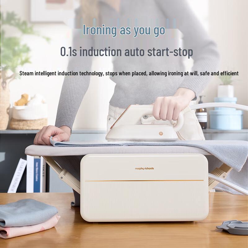 Morphyrichards 3-Fold Portable Garment Steamer & Iron CN plug (adapter included)