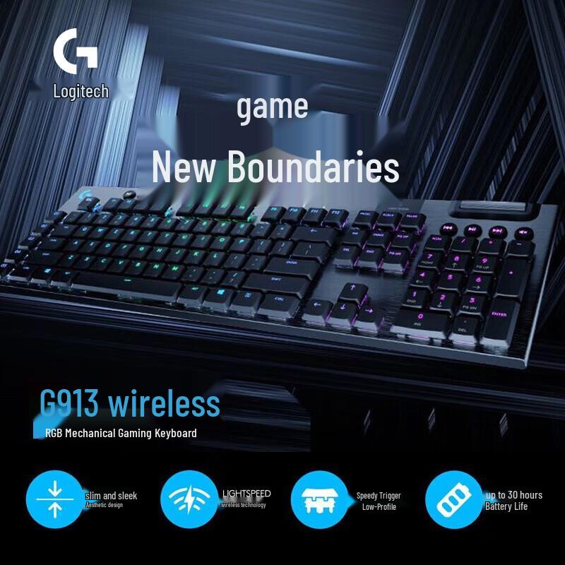 

Logitech G913 Wireless Gaming Keyboard and G PRO Wireless Mouse Bundle