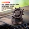 Car Solar Automatic Rotating Air Freshener Diffuser Car Interiors Dashboard Perfume Decoration To Remove Odor Auto Accessories