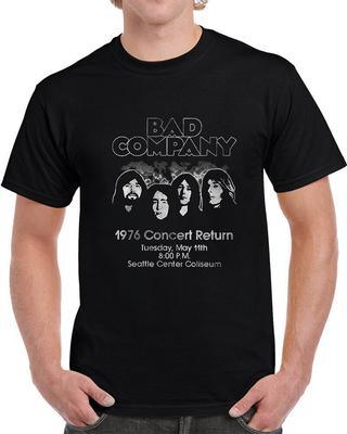Ruhe in Frieden Mick Ralphs BAD COMPANY Band Schwarz Vollgröße T-Shirt Unisex T-Shirt