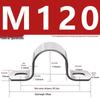 Galvanized U-Shaped Saddle Clamp for Pipes and Hoses
