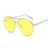 Glasses Personalized Marine Slice Trimmed Sunglasses Men'S And Women'S Large Frame Sunglasses Colored Retro Sunglasses 2088