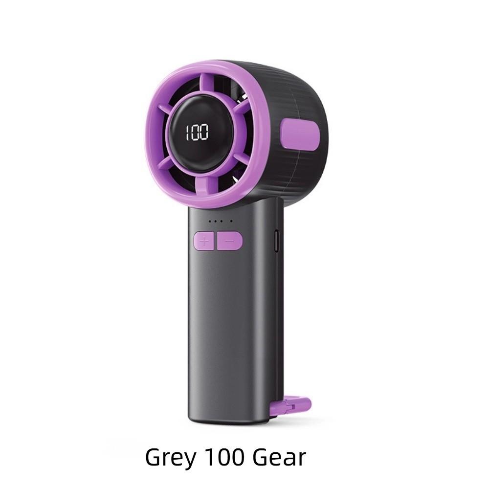 

Semiconductor Refrigeration Handheld Small Fan LED Display Fast Cooling Fan Travel Style D