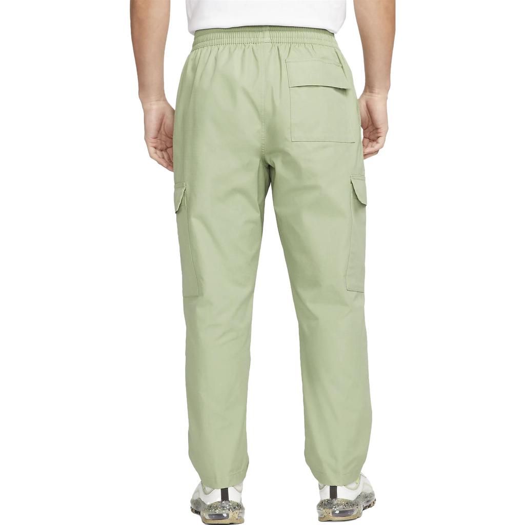 Nike Casual Pants Men's Oil Green Moderate Straight Fit Pants DX0614-386