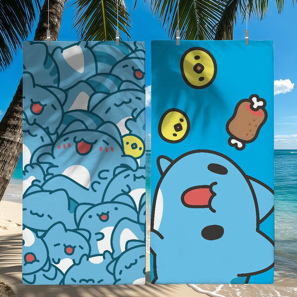 B-Bugcat CapooS Cartoon Towel Quick Drying Beach Towels Are Suitable For Swimming Pools Camping Yoga And The Gym
