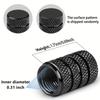 4Pcs Dustproof Aluminum Valve Caps Universal Tire Stem Covers For Car Truck Moto