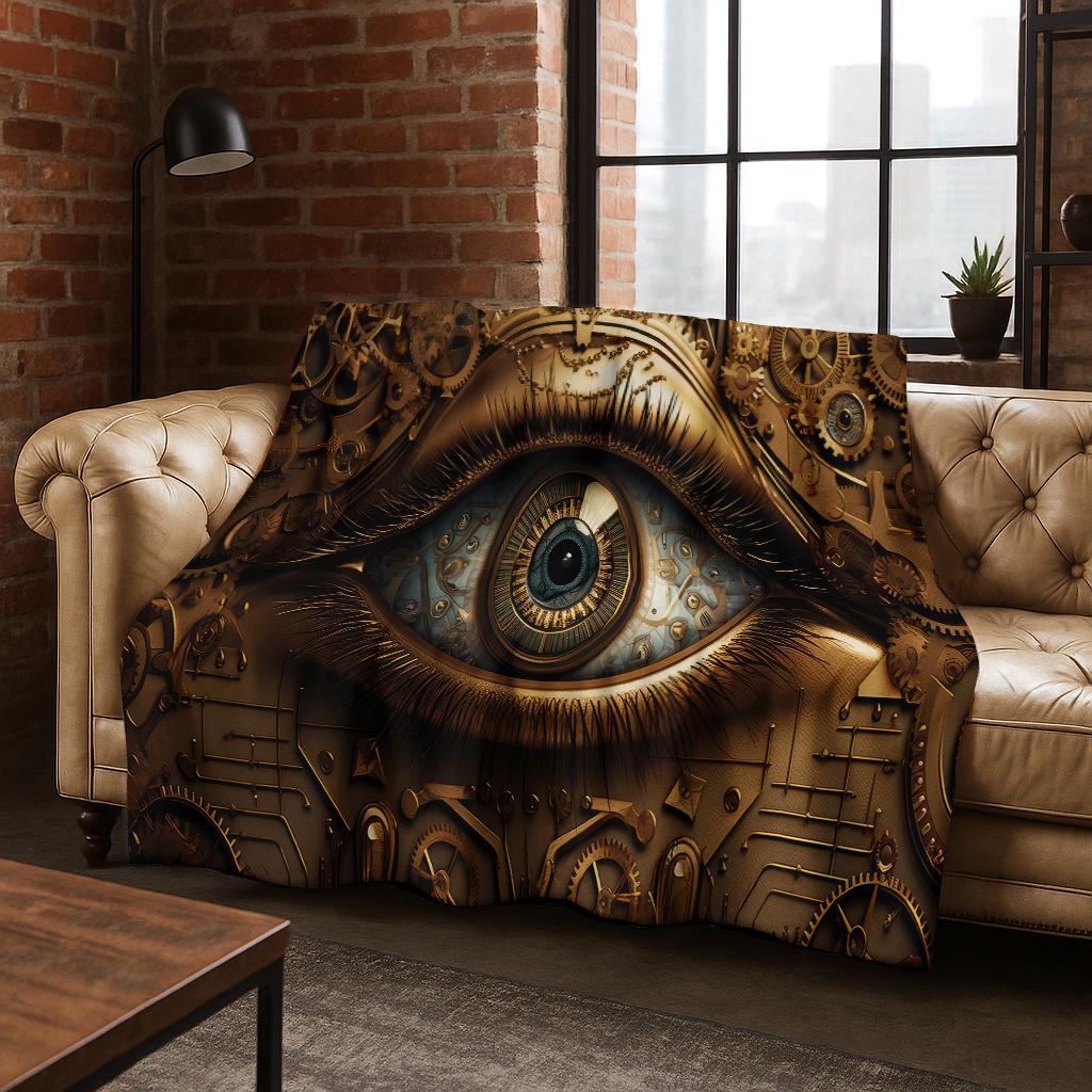 Beauty Eye of Providence Freemasonry Evil Eyes Flannel Blanket,Warm and Cozy Soft Throw Blanket for Home Bedroom Bed Sofa Kids