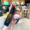 Adorable Bulldog Cartoon Keychain Resin Accessory For Birthdays Holidays And