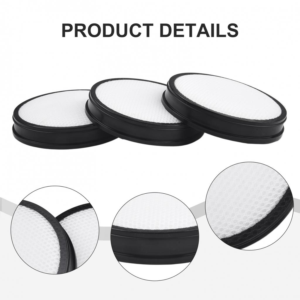 2/4-Pack Filter For HART 20V Cordless StickVacuum HPSV01, HPSV01B, HPSV50
