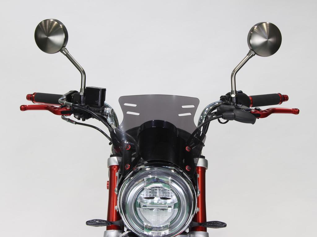 SHFIT UP Motorcycle Parts Handlebars Handlebars for Monkey 125 Chrome Plated 270061 Semi-Down (JB02/JB03)