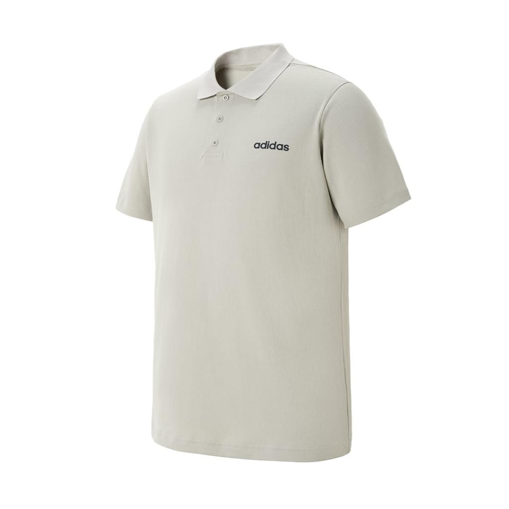 adidas Polo Shirts Men's Ecru Polo Collar Moderate KB1158