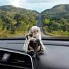 New 10Cm Cute Anime Lady Doll With Rabbit - Perfect Birthday Gift & Home Decoration!