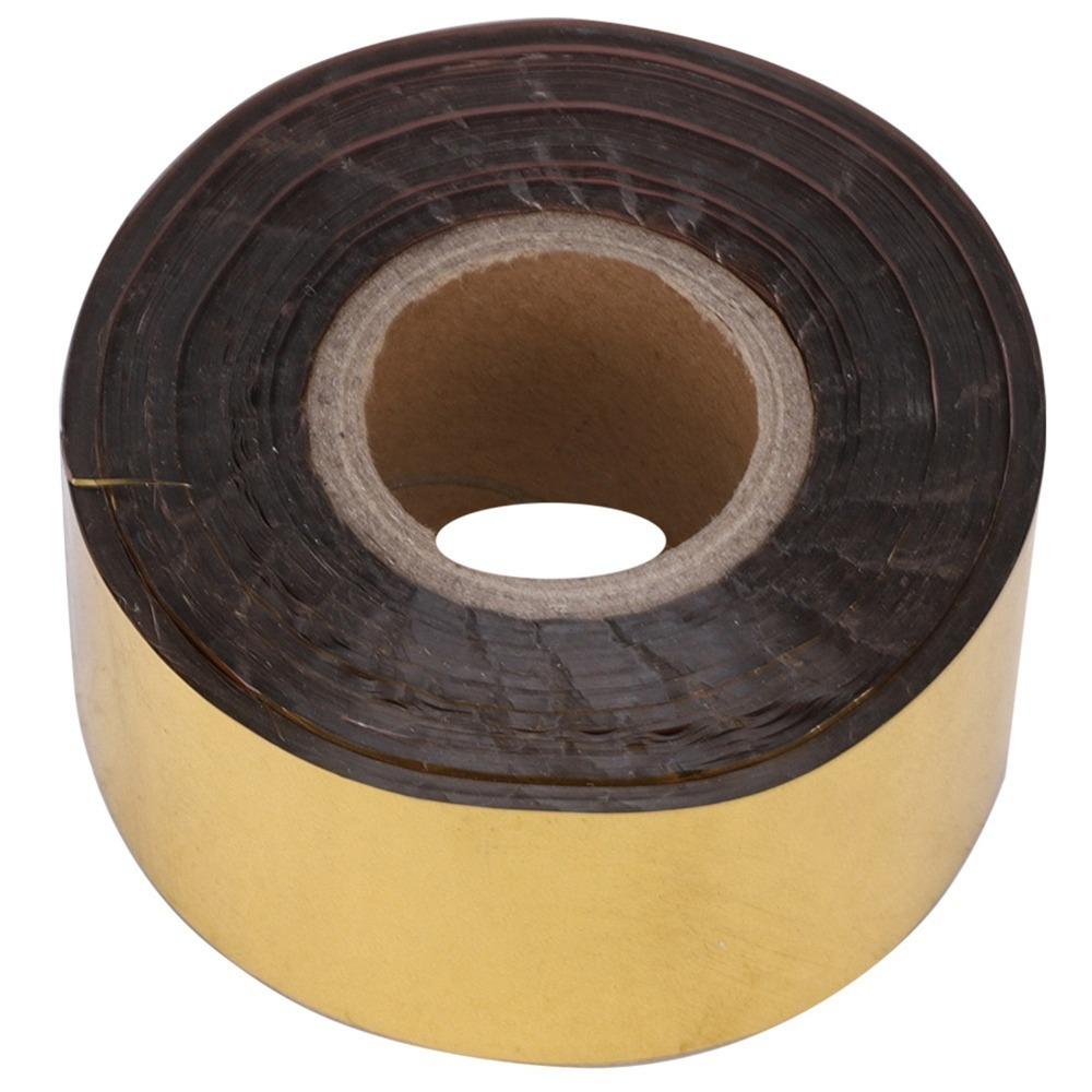 Gold/Silver Hot Stamping Foil Paper 400 Feet Roll Leather Stamping Foil For Craft Gift Card