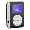 0.8inch LCD Screen Mini Portable MP3 Music Player Metal Mini Clip MP3 Support Memory Card with 3.5mm Earphone