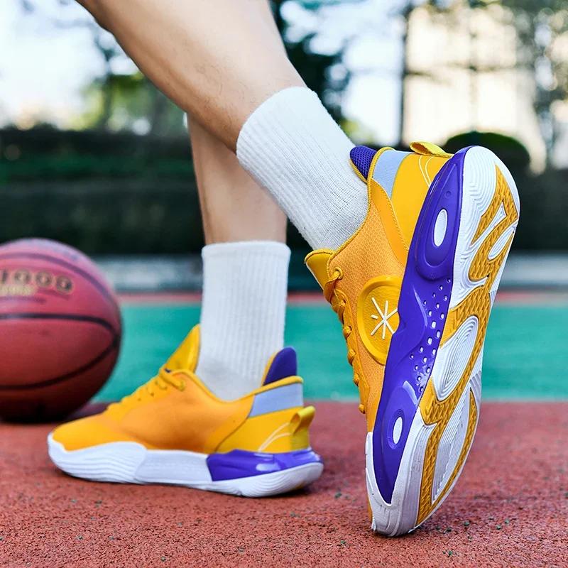 Neue hochwertige Basketballschuhe Stoßdämpfung Leichtgewicht Rebound Jugend Low-Top Wade Way Basketballschuhe