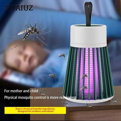 Lampe Anti-Moustique à Choc Électrique Lumière UV Piège à Moustiques Éclairage de Camping Extérieur Recharge USB Lumières Répulsives pour Moustiques