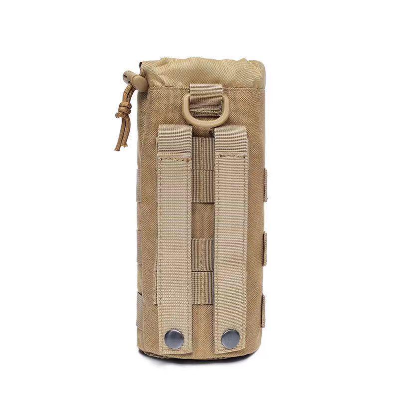 Tactical Outdoor Molle Water Bottle Pouch: Wear-Resistant, Insulated Sleeve & Handheld Waist Bag