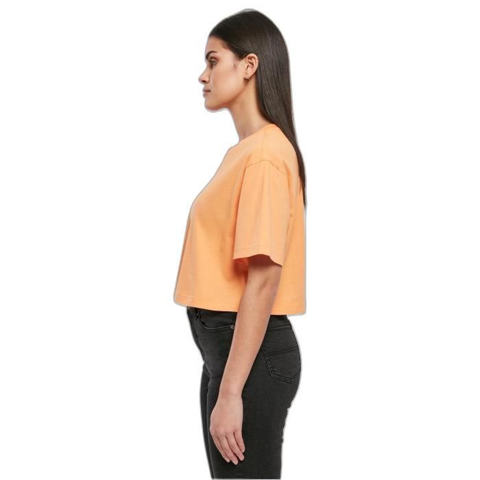 T-shirt Court Oversize Femme Urban Classics - Rose Saumon - M