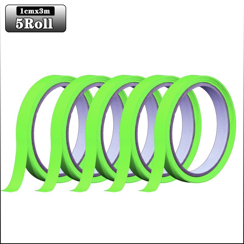 Glow in The Dark Tape Halloween Outdoor Decorations Fire Warning Tape for Stairs Stage Green Crash Proof Glow-in-the-Dark Tape