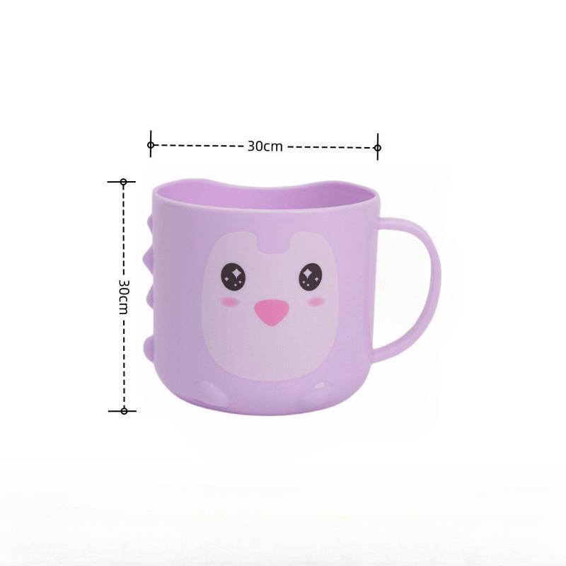 2026 New Cartoon Duck Plastic Children's Toothbrush Cup Creative Round Shape Wash Cup for Kids Drinking Water KTY