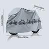 2PCS Bicycle Rain Cover Motorcycle Cover PEVA Sunscreen Waterproof Cover Suitable for Most Models On the Market