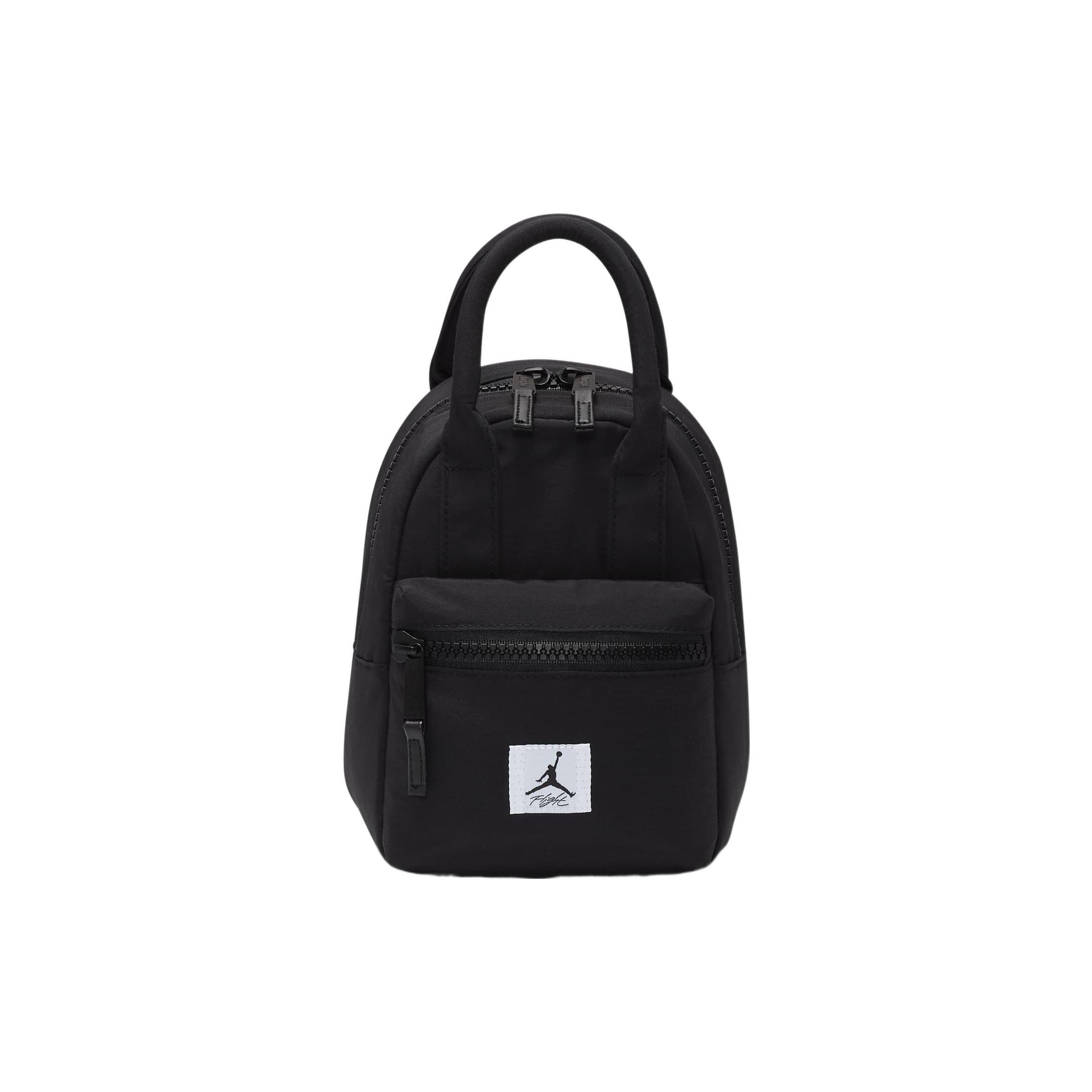 Jordan Zipper Closure Sports Large Capacity Cotton Backpack Mini Unisex Backpack Black FD6768-010 Black