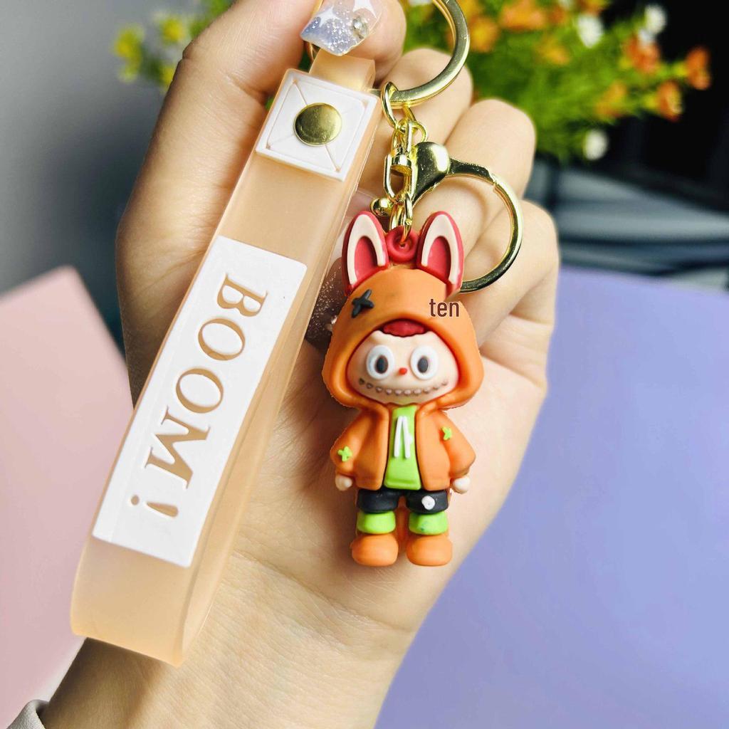 Kreskówkowy brelok Labubu: Transgraniczny brelok do torebki samochodowej i mały prezent