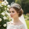 Elegant Crystal Crowns Tiaras for Women Pageant Queen Headband Bridal Wedding Headpiece Women Cosplay Hair Accessories Gift